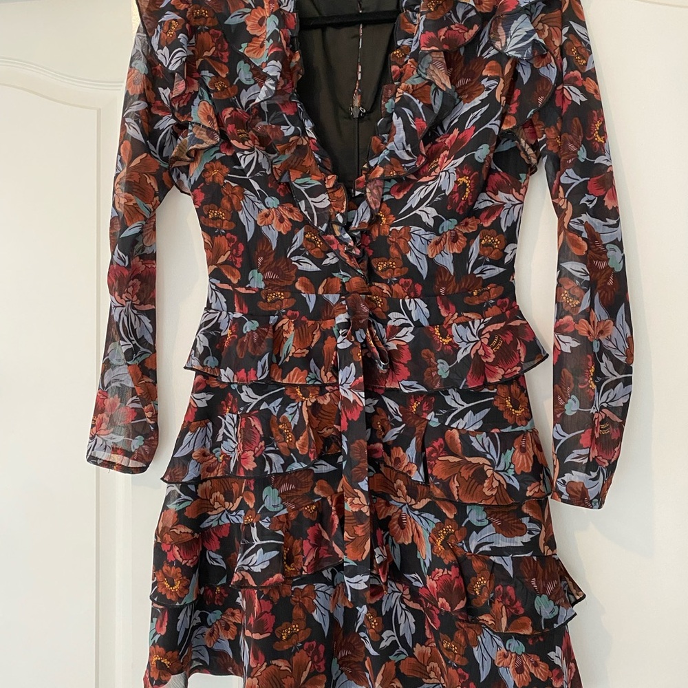 Majorelle - floral long sleeve dress